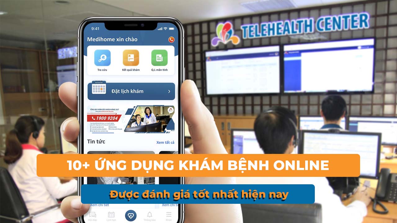 10 ung dung kham benh online tot nhat hine nay
